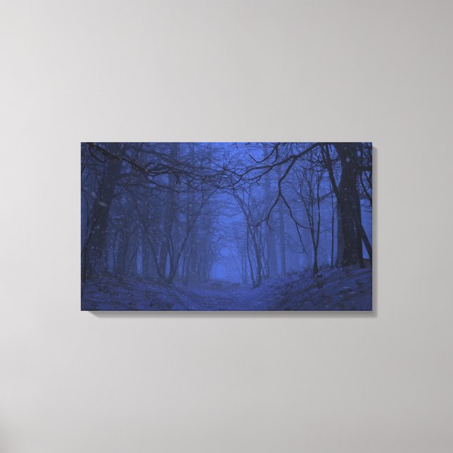 Elegy (Winter/Night) Canvas Print (Front)