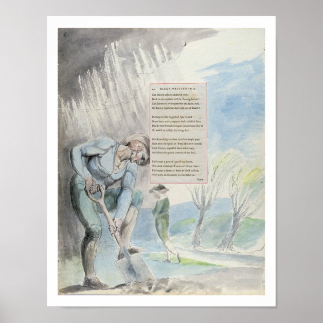 'Elegy written in a Counrty Church-Yard', design 1 Poster (Front)