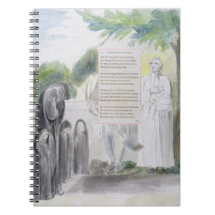 'Elegy written in a Country Church-Yard', design 1 Notebook