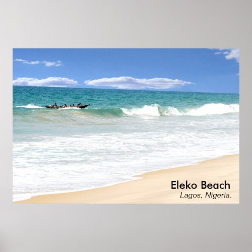 Eleko Beach Lagos Nigeria Poster