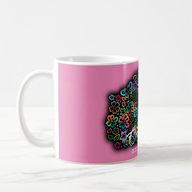 Elelgant Color of Life Design Coffee Mug (Left)