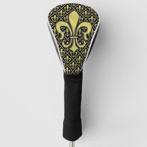 Elelgant Fleur de Lis Design Golf Head Golf Head Cover