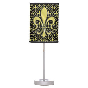 Elelgant Fleur de Lis Design Lamp