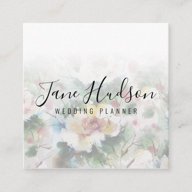 Elelgant Simple Minimalist Editable Business Card (Front)