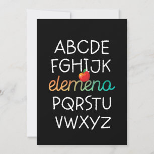 Elemeno Alphabet Preschool Kindergarten - School Invitation