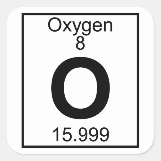 Oxygen The Element Stickers | Zazzle