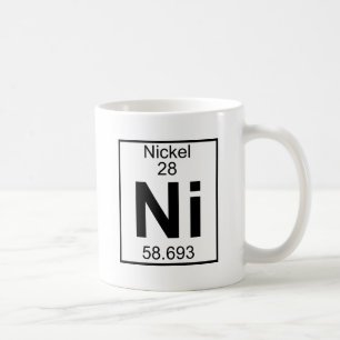 Element 028 - Ni - Nickel (Full) Coffee Mug