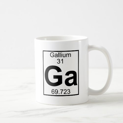 Element 031 _ Ga _ Gallium Full Coffee Mug