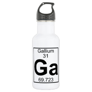 Element 031 - Ga - Gallium (Full) Stainless Steel Water Bottle