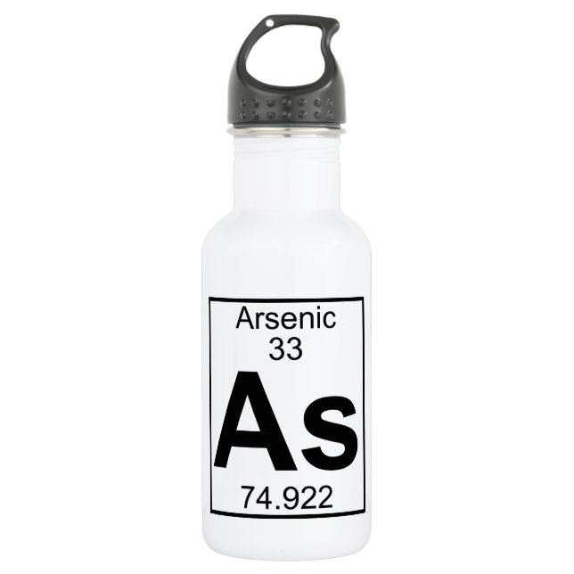 Element 033 - As - Arsenic (Full) Water Bottle (Front)