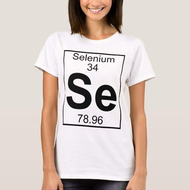 Element 034 - Se - Selenium (Full) T-Shirt (Front)
