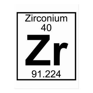 periodic table chemistry zr