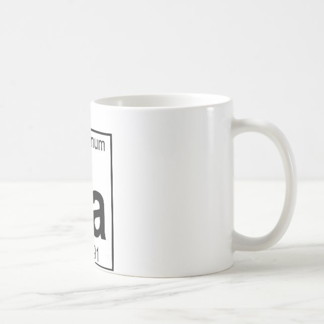 Element 057 - La - Lanthanum (Full) Coffee Mug (Right)