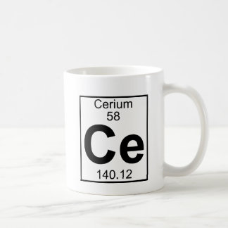 Element 058 - Ce - Cerium (Full) Coffee Mug