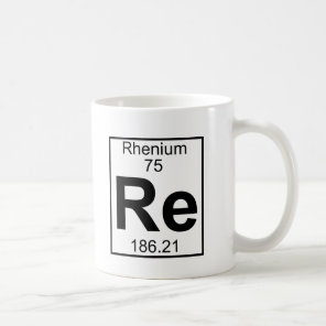 Element 075 - Re - Rhenium (Full) Coffee Mug