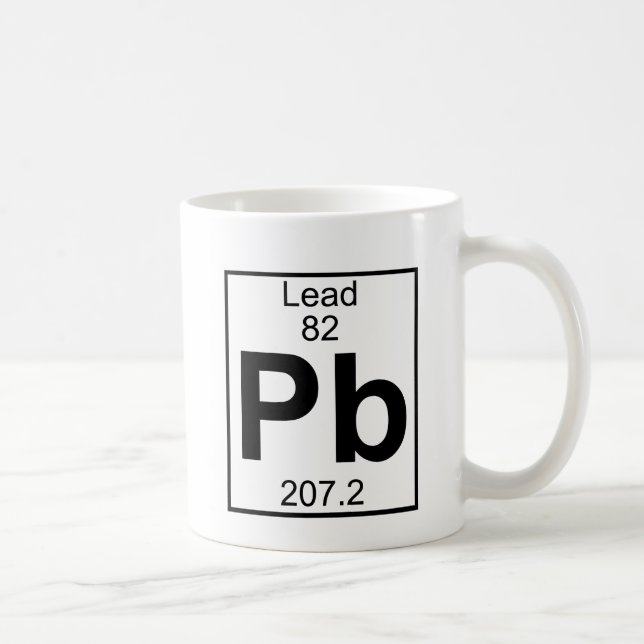 Element 082 - Pb - Lead (Full) Coffee Mug (Right)
