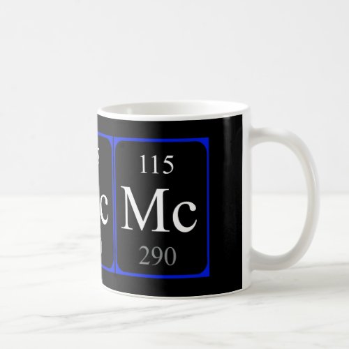 Element 115 mug _ Moscovium black