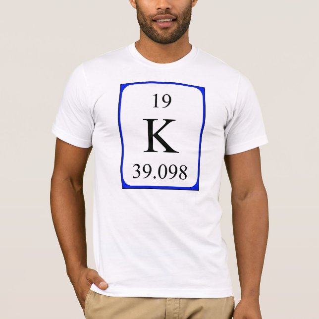 Element 19 shirt - Potassium white (Front)