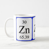 Element 30 white mug - Zinc (Left)
