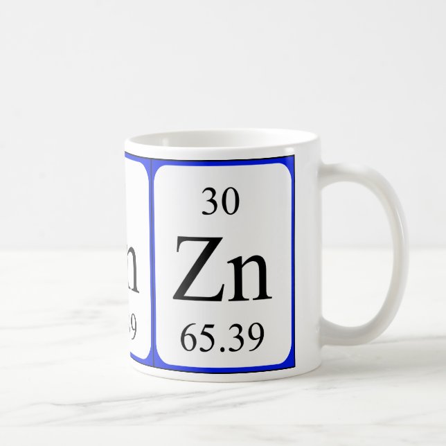 Element 30 white mug - Zinc (Right)