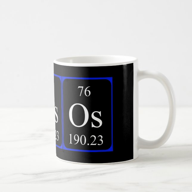 Element 76 mug - Osmium (Right)