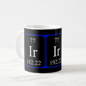Element 77 mug - Iridium (Front Left)