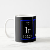 Element 77 mug - Iridium (Left)