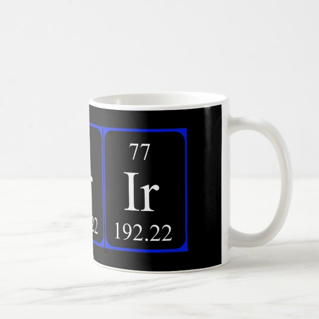 Element 77 mug - Iridium (Right)