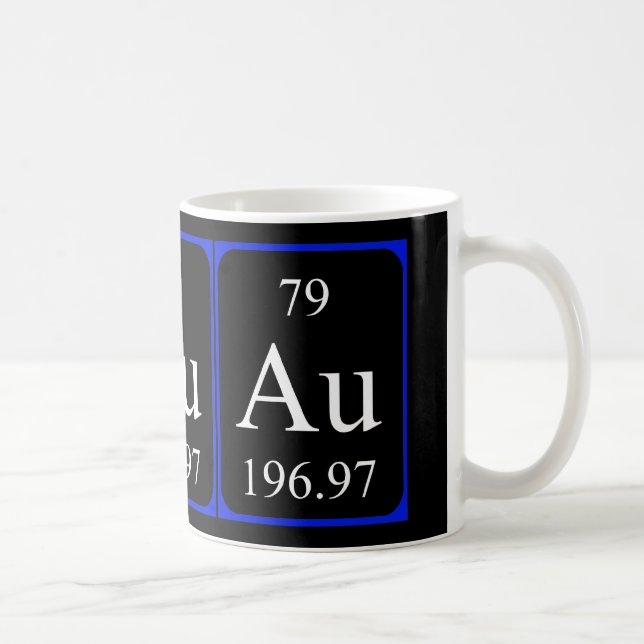 Element 79 mug - Gold (Right)