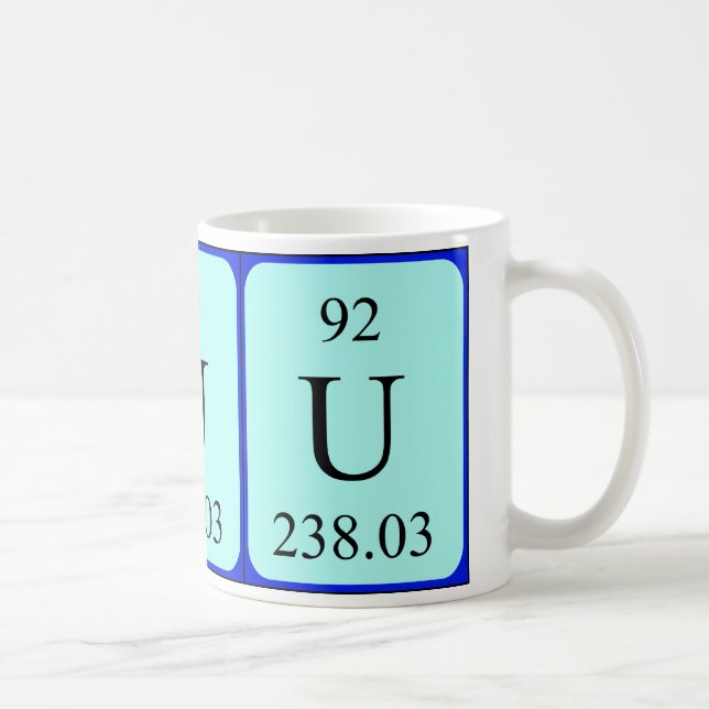 Element 92 mug - Uranium (Right)