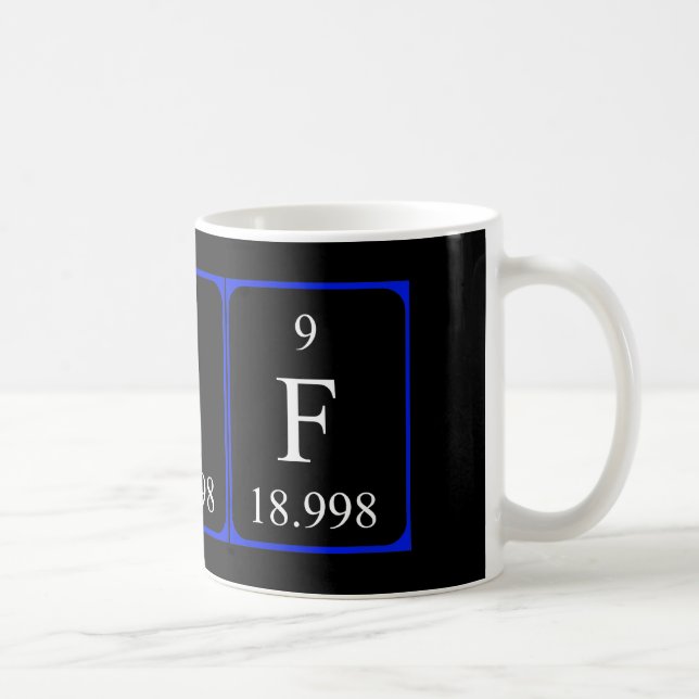 Element 9 mug - Fluorine (Right)