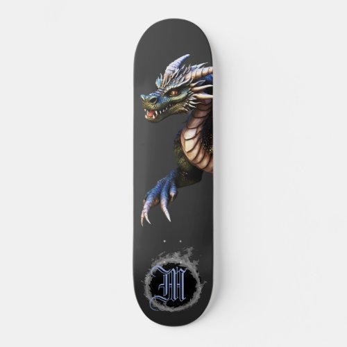  Element AP88 Elemental Dragon Fierce Blue Skateboard