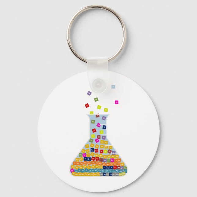 Element Beaker Keychain (Front)