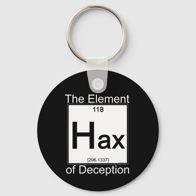 Element HAX Keychain (Back)