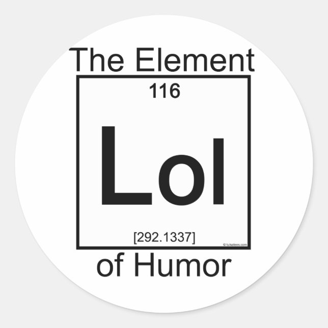 Element LOL Classic Round Sticker (Front)
