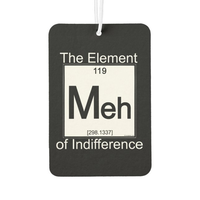 Element MEH Air Freshener (Back)