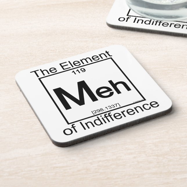Element MEH Drink Coaster (Left Side)