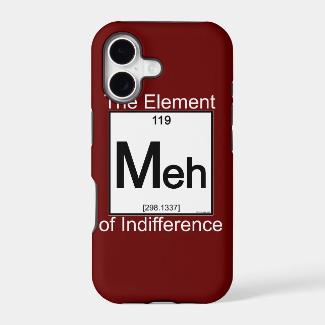 Element MEH Iphone Case (Back)
