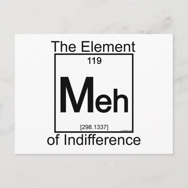 Element MEH Postcard (Front)