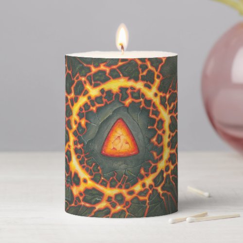 Element of Fire Pillar Candle