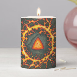 Element of Fire Pillar Candle