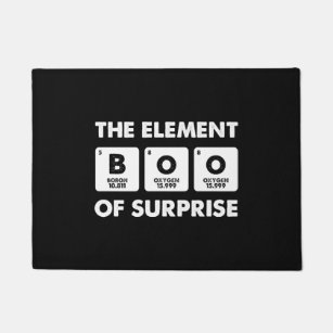 Element Of Surprise - Halloween Chemistry Teacher Doormat