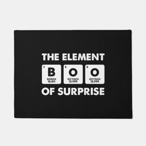 Element Of Surprise _ Halloween Chemistry Teacher Doormat