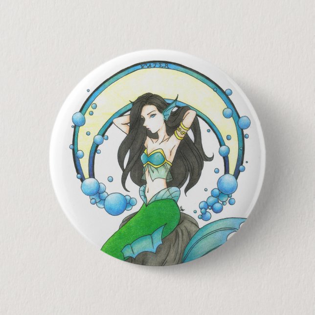 Element of Water Button (Front)