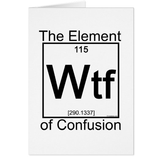 Element WTF Cards (Front)