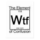 Element WTF Postcard | Zazzle.com