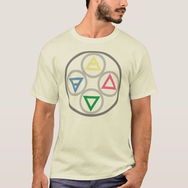Elemental Cycle of the Four Elements T-Shirt (Front)