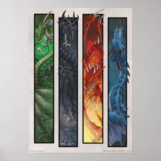 Elemental Dragons Poster (Front)