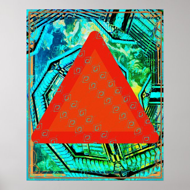 Elemental Fine Within Fire Meditation Aid Tattva Poster (Front)