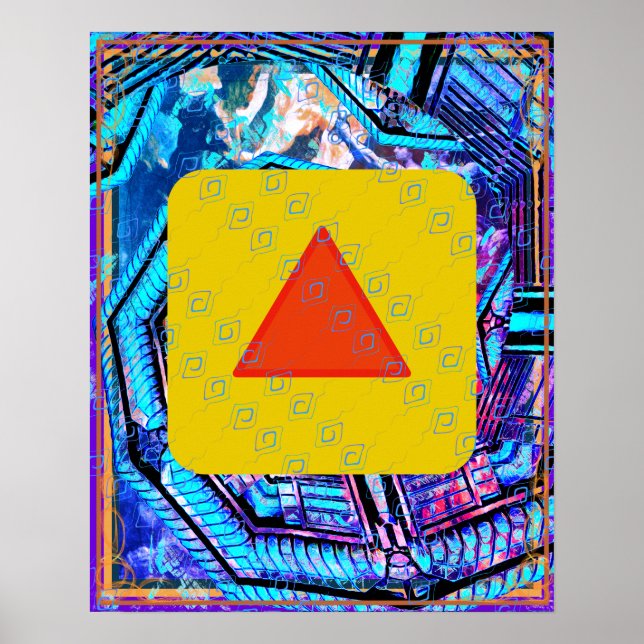 Elemental Fire Within Earth Meditation Aid Tattva Poster (Front)